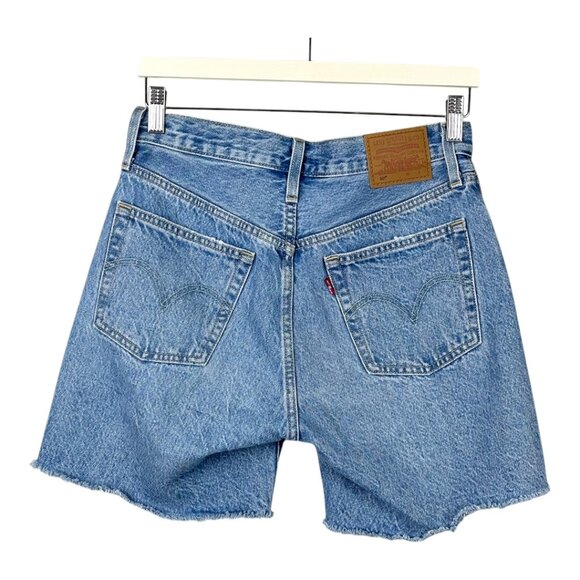 Levi's 501 Premium Denim Mid Thigh Luxor Street Shorts - Picture 3 of 14